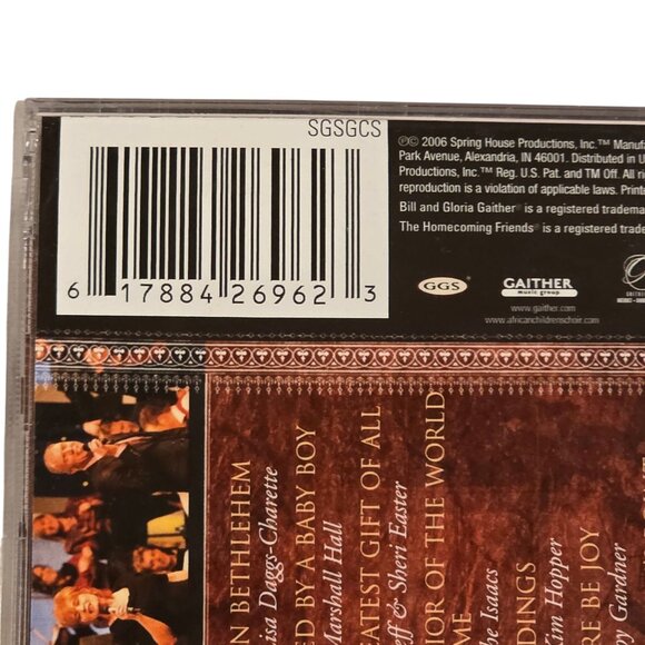 Bill Gloria Gaither Christmas In South Africa CD Featuring Homecoming Friends - Picture 6 of 6